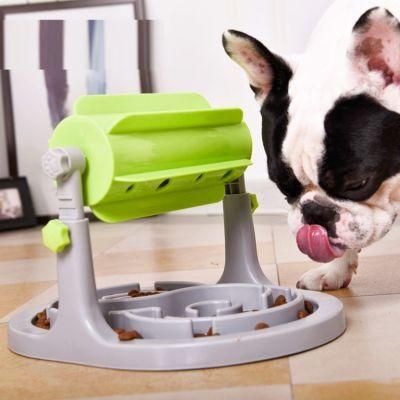 Adjustable Pet Dog Cat Slow-Feeder Bowls