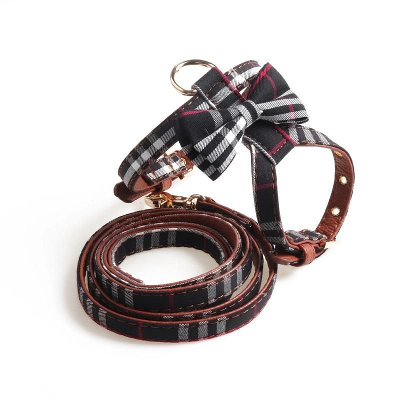 2022 Cat Dog Mesh Harness Vest Walking Lead Leash for Puppy Dogs Harness Set for Small Medium Pet