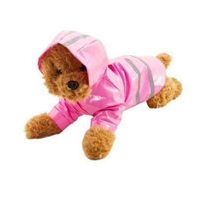 Pet PU Reflective Raincoat PU Waterproof Coating Durable