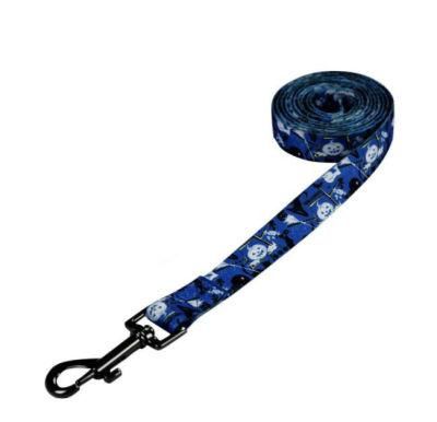 Luxury Custom Dog Retractable Pet Leash Sublimation Print Metal Buckle Dog Leash