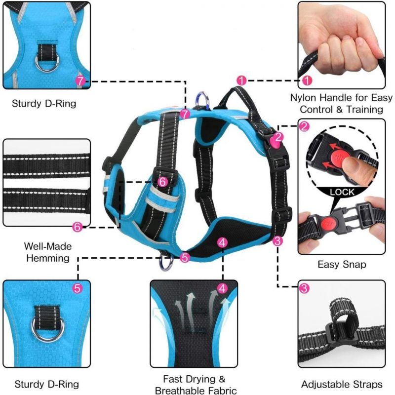 No Pull and Choke Free Easy to Wear Dog Harness