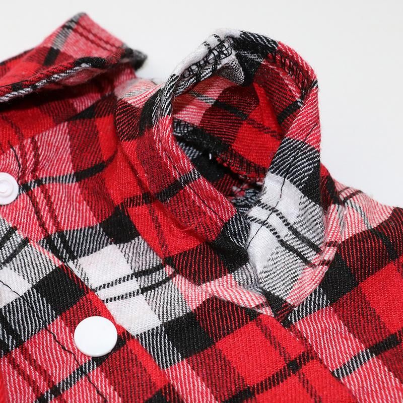 China Wholesale Dog Cat Clothes Soft Summer Plaid Dog Vest Clothes Accessories Pet Products for Small Dogs Cotton Puppy Shirts