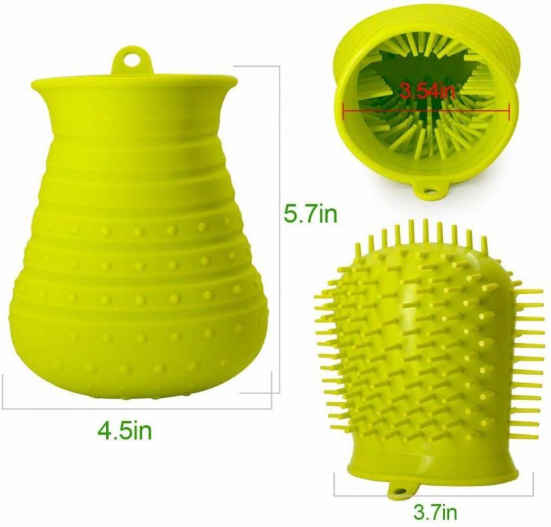Multipurpose Dog Paw Cleaner Cup with Massage Function Pet Pwe Cleaner