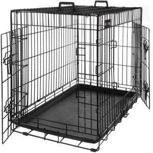 Superior quality metal kennel outdoor portable folding dog cage&small pet dog crate