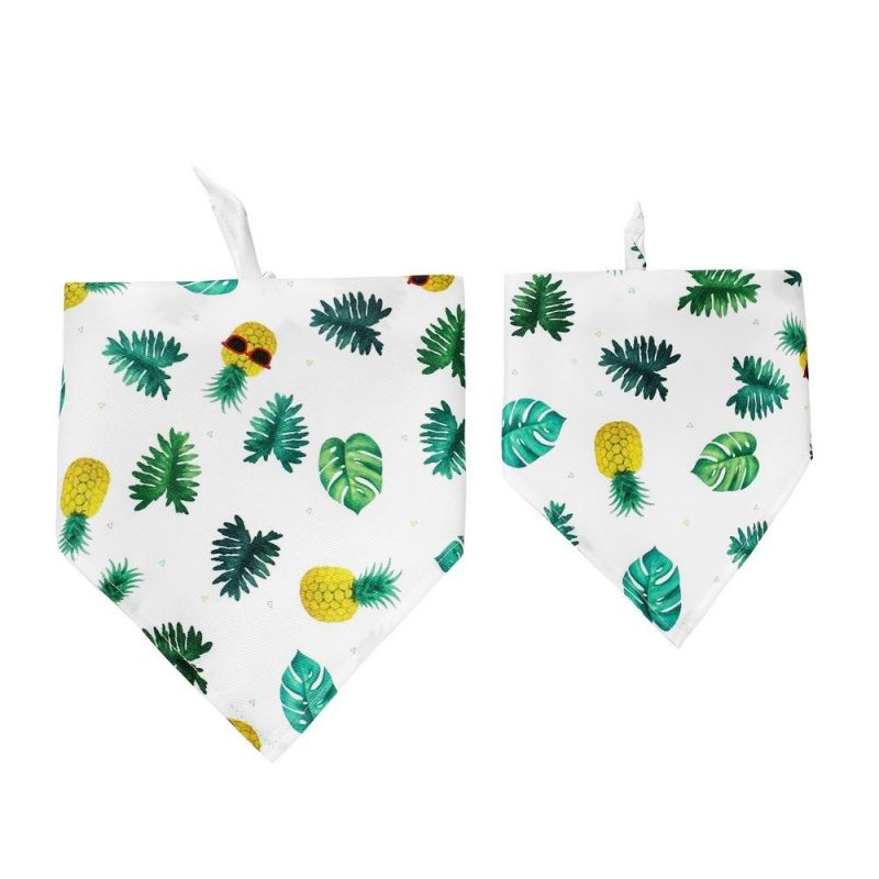 Factory Supply Watermelon Fruit Pet Bandana Wholesale Cartoon Dog Bandanas