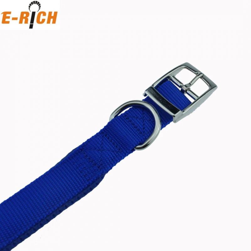 Nylon Soft Padded Adjustable Custom Dog Collars Small Big Dog Puppy Pet Accessories