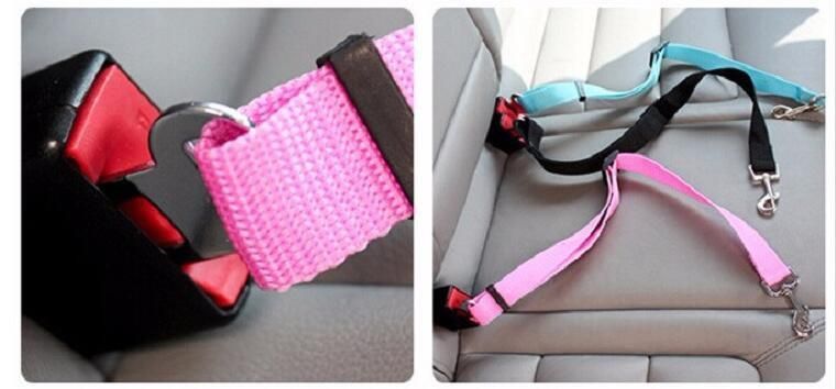 Adjustable Pet Dog Leash Car Seat Belt Harness Clip in Lead