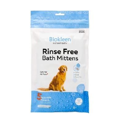 Biokleen Wholesale Hypoallergenic Deodorizing Plant-Based Earth-Friendly No Rinse Pet Glove Wipe Dog Grooming Wipes for Bath