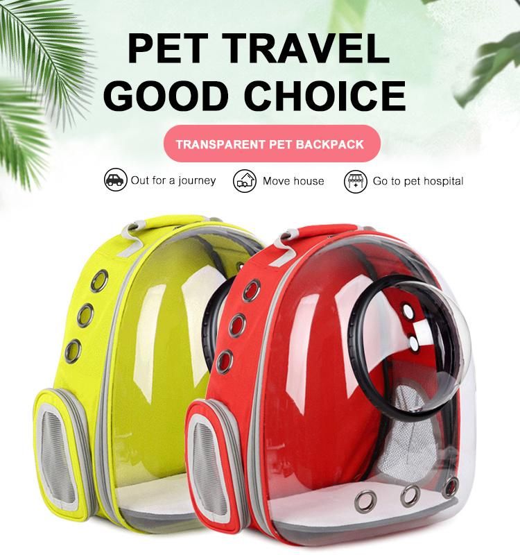 Customize OEM ODM Clear Pet Cat Dog Backpack Bag Carriers Houses