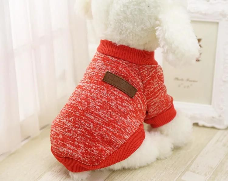 Cute Cotton Classic Warm, Woolen Small Medium Big Pet Hoodies Vests Clothes//