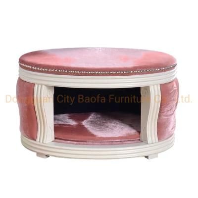 Wholesale Luxury Design Pet Sofa Bed with Wooden Frame