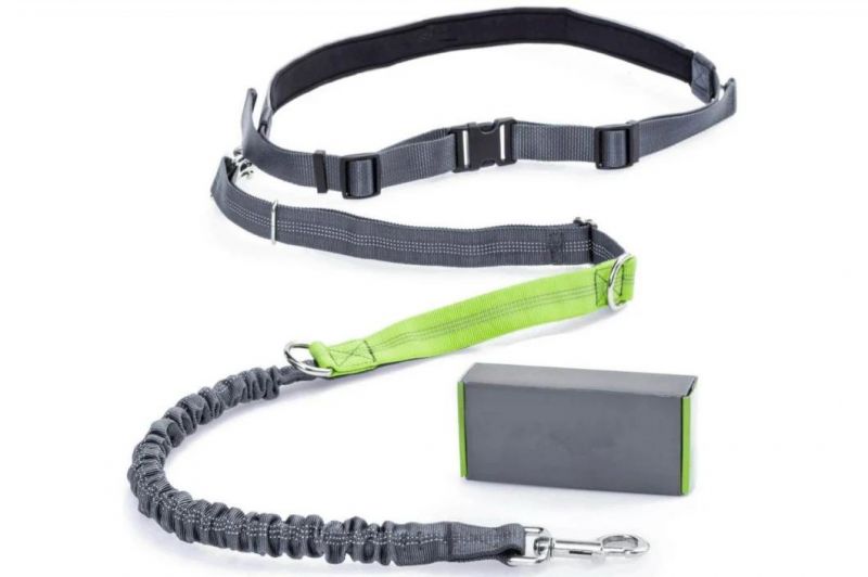 Hands Free Dog Leash for Running, Comfortable Waist Belt & Adjustable Length!