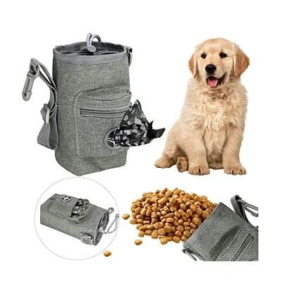 Dog Treat Pouch Bag Pet Front Pocket Puppy Training Walking Snack Food Storage Dispenser Poo Bag