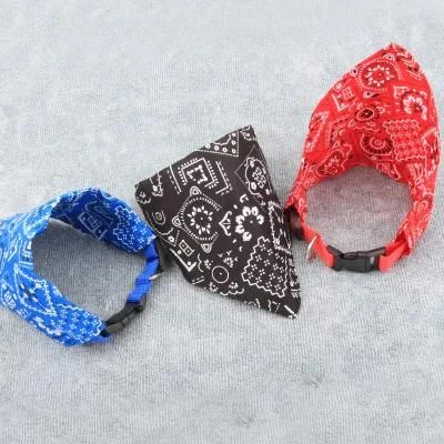 Collar Pattener Adujstable Buckle Dog Accessories Pet Triangle Saliva Towel