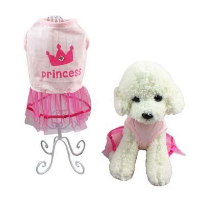 Supplies Spring Summer Princess Skirt Cool Breathable Dog Dress Pet Clothes