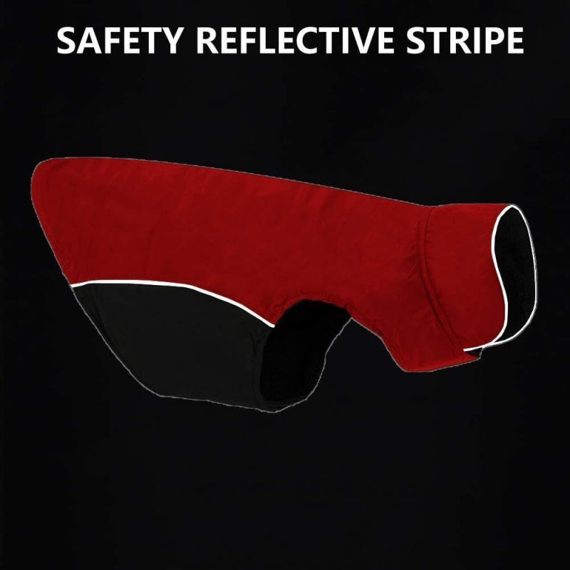 Waterproof Dog Jacket Fleece Lined Dog Coat for Winter Warm