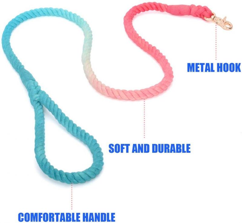 Dog Rope Leash Cotton with Fast Delivery and Small MOQ