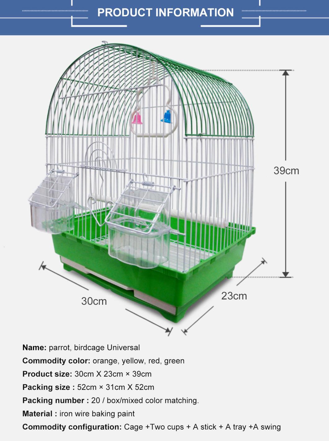 China Folding Bird Cage Canary Breeding Cages Large Metal Birds Cage Small