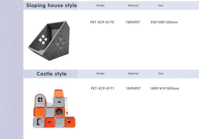 Outdoor Waterproof Castle Cat House for Sale