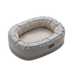 Wholesale OEM High Quality Custom Small Doggie Design Bedding Washable Luxury Pet Dog Bed