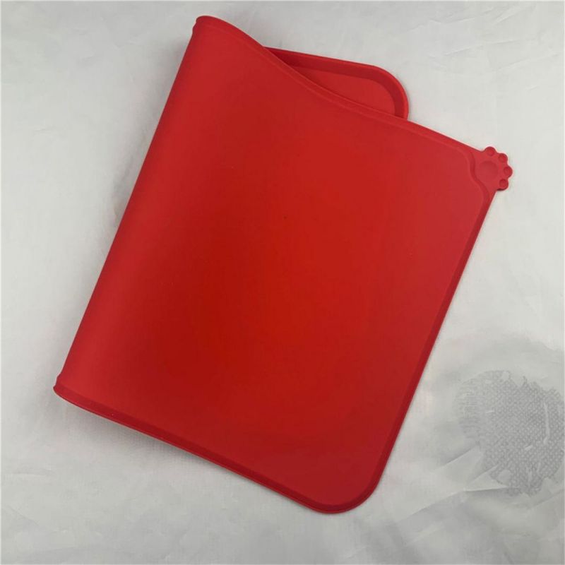 Pet Mat Silicone Pad Drinking Bowl Dog Feeder Mat