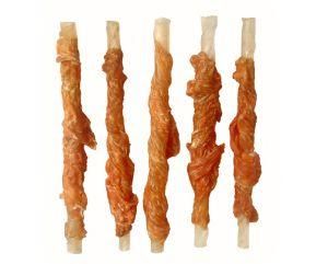 5&quot; Dog Chews Treat with Chicken Wrapped Rawhide Stick