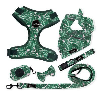 Pattern Adjustable Dog Accessories Wholesale 2020 New Arrival Custom Sublime Printing Harnesses for Dogs, Cats and Pets