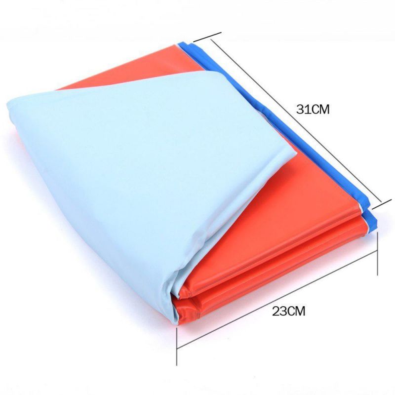 Customized Add Logo Collapsible Pet Dog Bath Pool/ Kiddie Pool Hard Plastic Foldable Bathing Tub PVC Outdoor Pools for Dogs Cat Kids