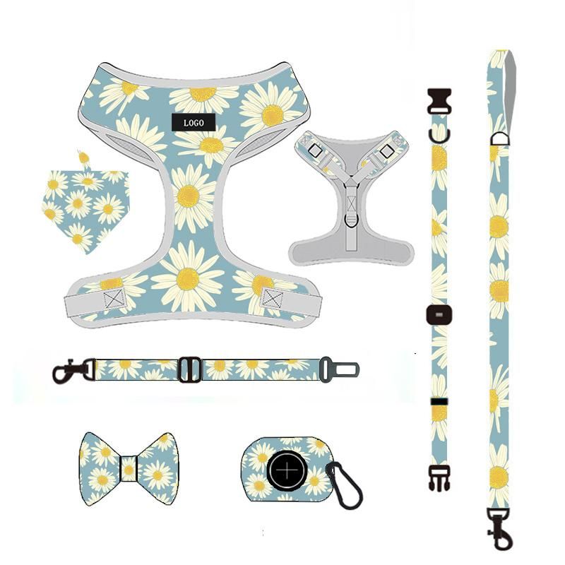 Polyester Designer Personalized Easy Walk Dog Harness for Small Dogs