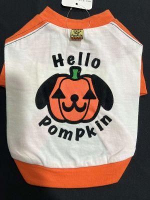 Hello Pompkin Pet Clothing Dog Shirt Pet Shirt