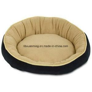 Aspen Pet 18&quot; Round Bed with Eliptical Bolster Assorted Colors