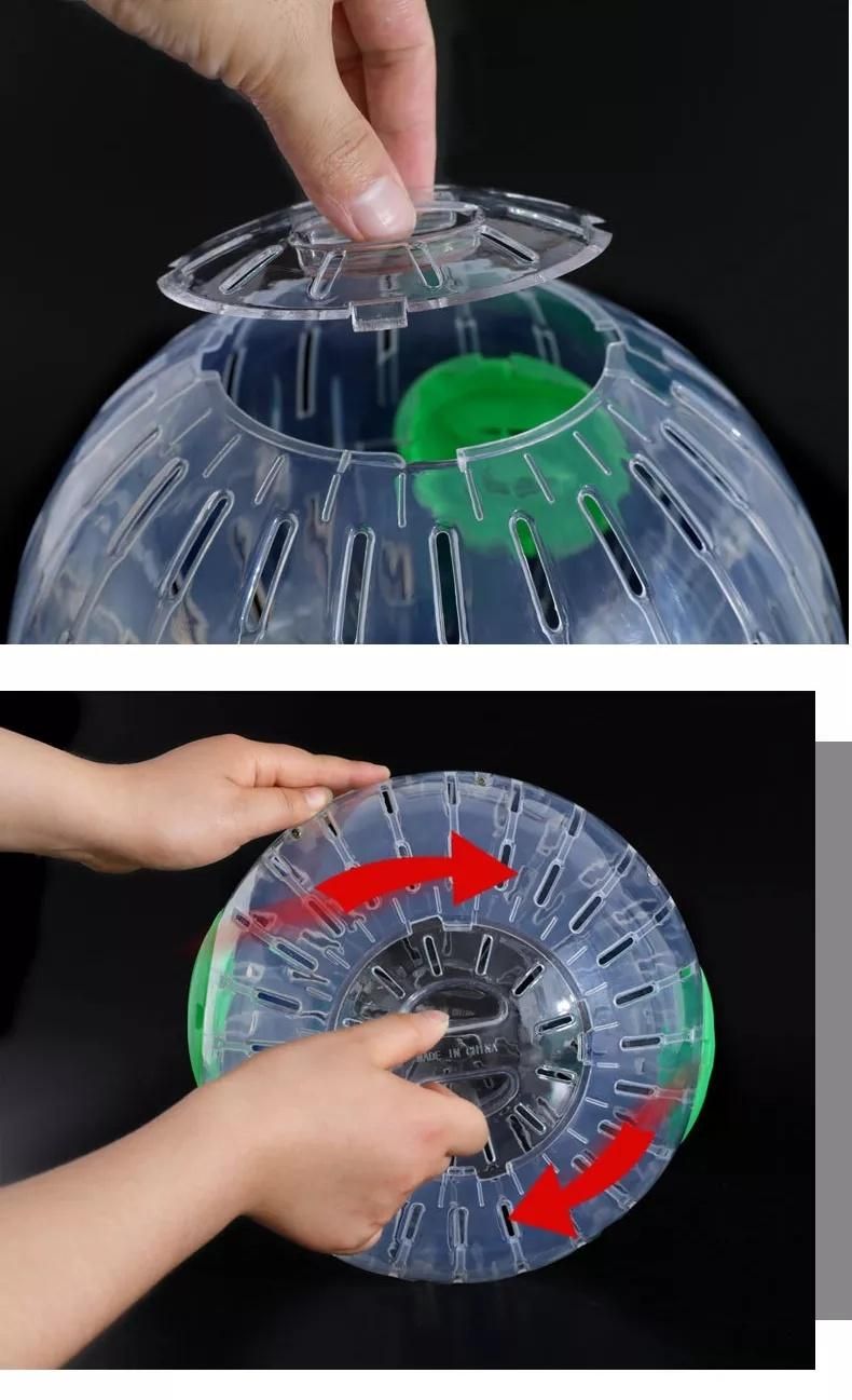 Plastic Soft Pet Running Ball Toy Transparent Hamster Toys 2 Size for Available