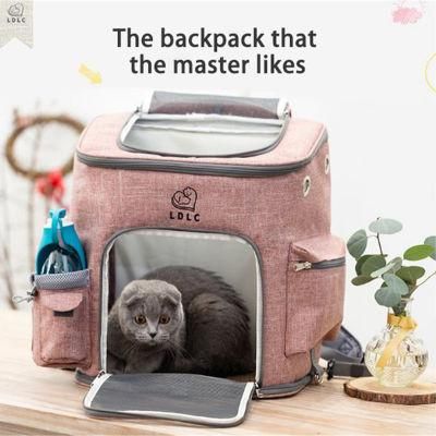 Foldable Cat Carrier Bag Breathable Pet Cage Small Dog Pet Travel Carrier Handbag