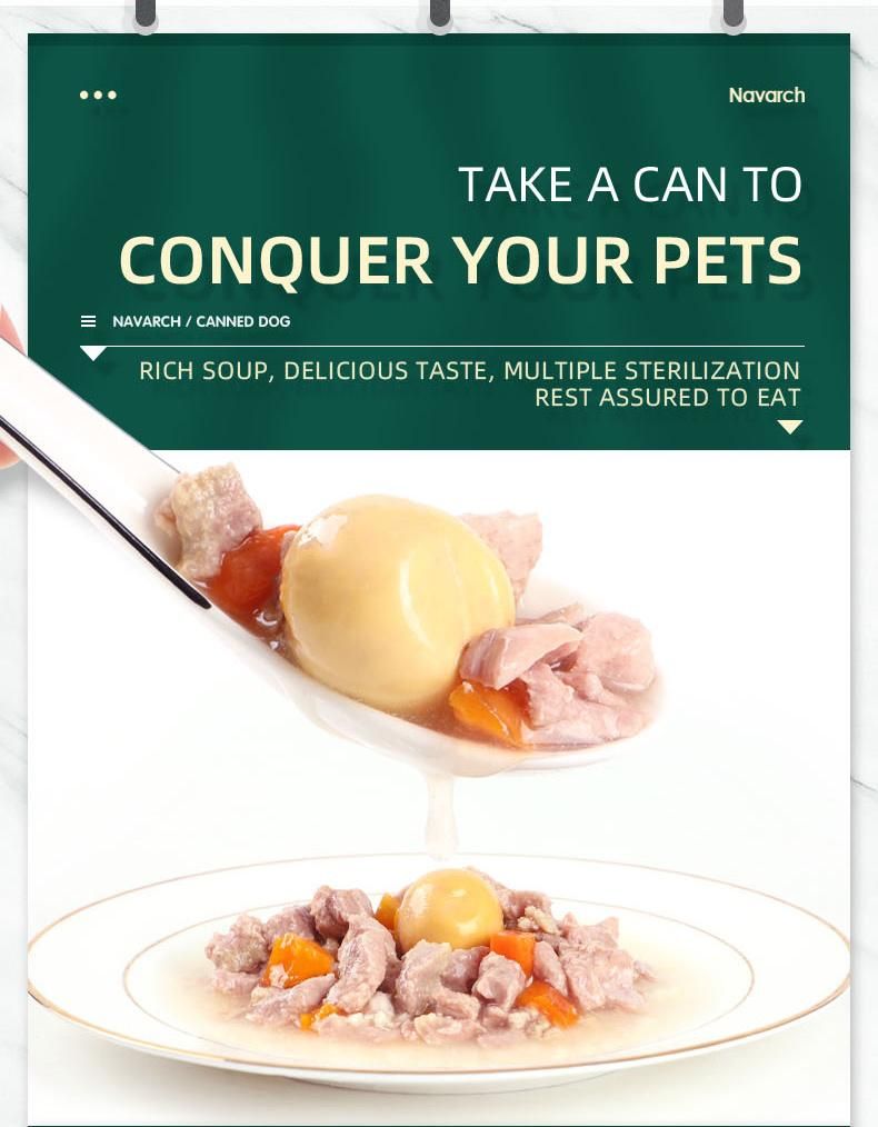 100% Natural Real Meat Chicken Gravy Pupy Food Wet Dog Treat Cat Food for Pet