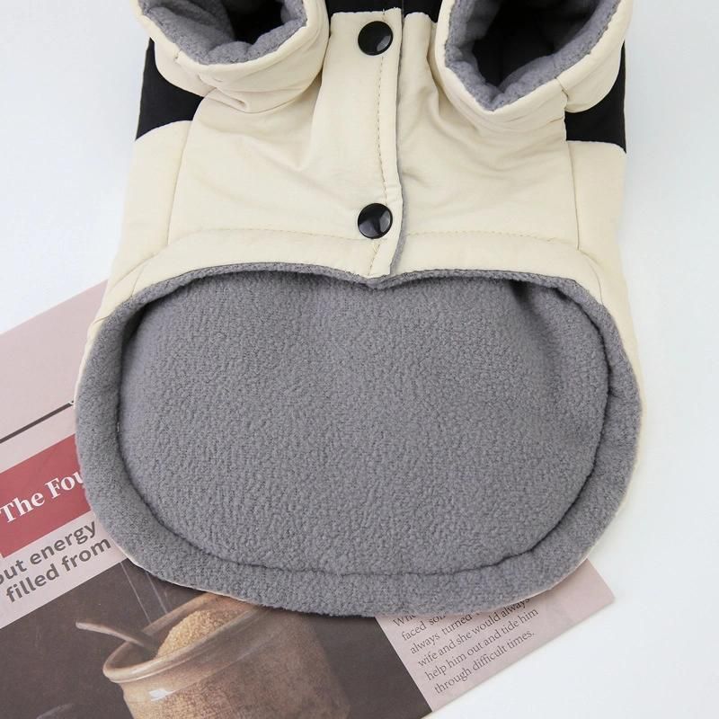 Pet Dog Clothes Teddy Dog Clothes Clothing Autumn and Winter New Products Pet Two-Legged Cotton-Padded Clothes 21 Chinese Goose Cotton-Padded Clothes