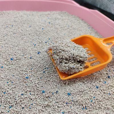 Factory Pet Products Manufacturer Supply Size 1-4mm Ball Shape Strong Clumping and Odor Control Bentonite Cat Litter
