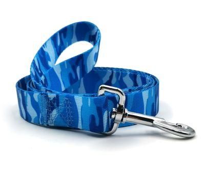 Customized Pattern Leash Wholesale Dog Rope with Strong Carabiner Hook