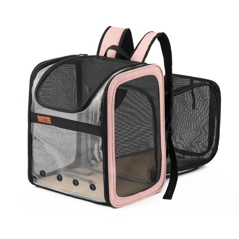 New Foldable Breathable Pet Bag Going out Carrying Bag Expandable Large Capacity Backpack