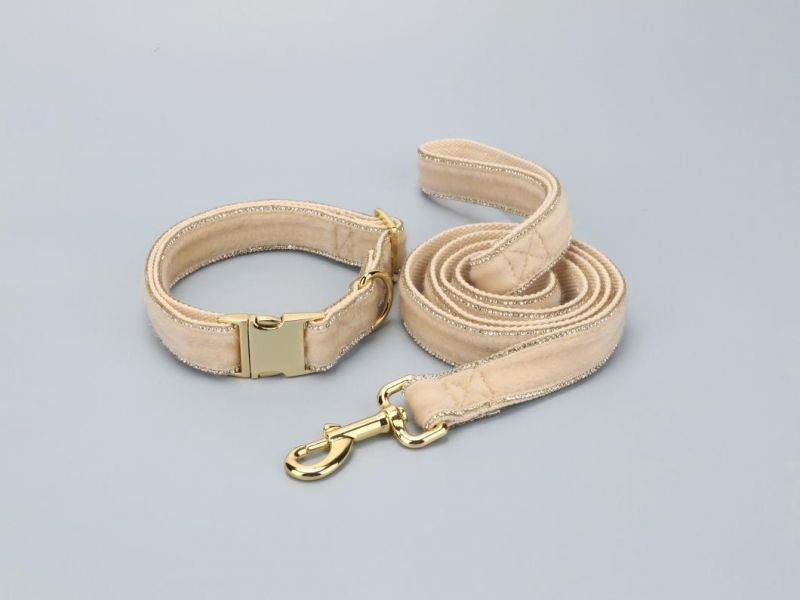 Custom Wholesale Velvet Dog Collar with Crystal