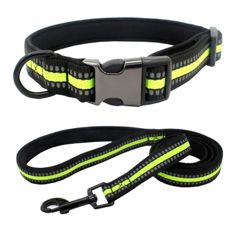 Nylon Pet Collar with Soft Neoprene Lining Dog Collar