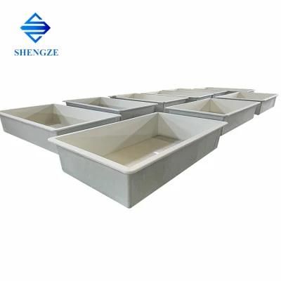 Fiberglass Fish Farm GRP Rectangular/Round FRP Fish Tank