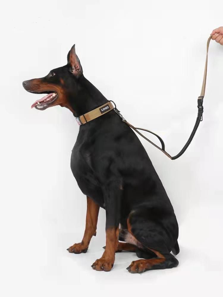 2022 New Heavy-Duty Tactical Nylon Dog Collar, Custom Logo Martingale Dog Collar Suitable for Large Dogs