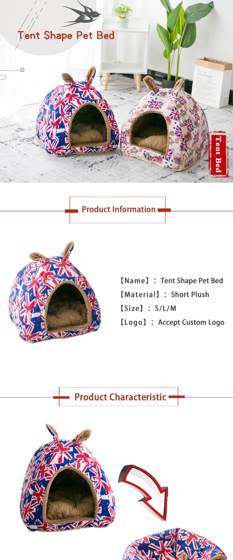 Manufacturer Supplier Dog Pets Bed and Houses Custom Pet Bed Accessories Removable Cover Pet Bed