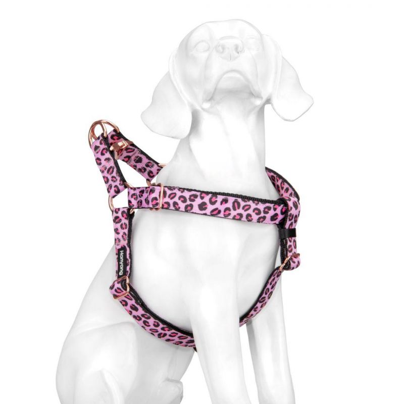 Factory New Style Custom Fashionable Sublimation Polyester Cute Dog Harness