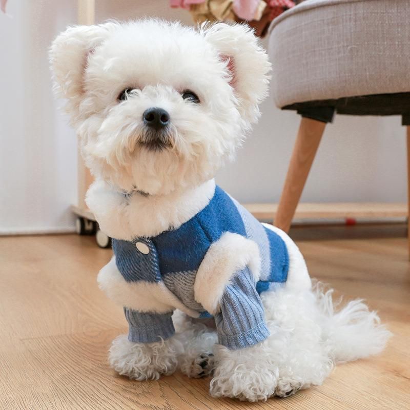 Pet Cat Puppy Warm Winter Cotton Clothes Lovely Design Pet Shirt Dog Sweater Sweatshirt Dog Coat