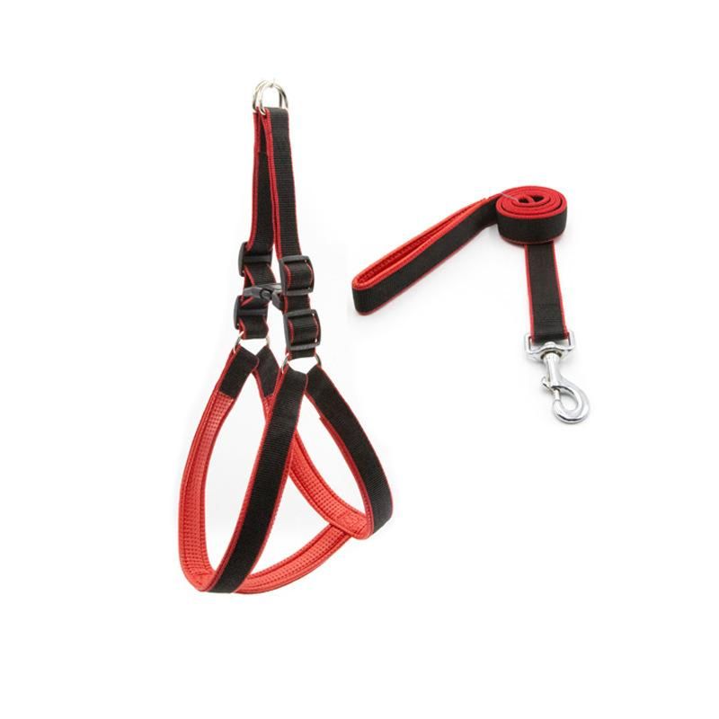 Color Nylon Adjustable Dog Harness Can Be Used for Outdoor Walking Training