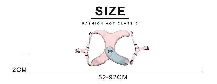 Wholesale Pets Supplies Cute Pink Soft Pull Small Backpack Custom Logo Dog Harness