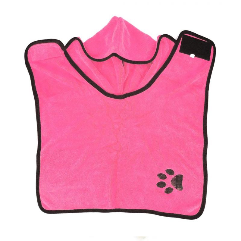 Soft Towel Robe Dog Cat Bathrobe Grooming Quick Drying Pet Apparel