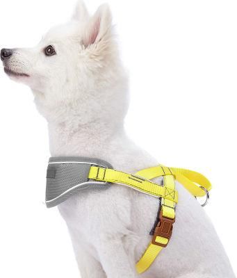 Sunshine Yellow Dog Chest Strap Vest Harness for Large Dogs
