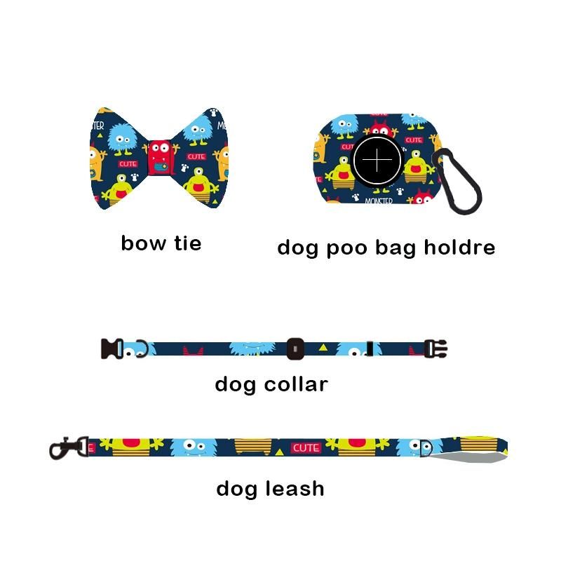ODM OEM Customize Pattern with Leash Set Dog Collar